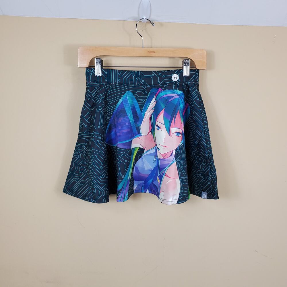 Vocaloid Hatsune Miku Crypton Anime skirt, Size XS